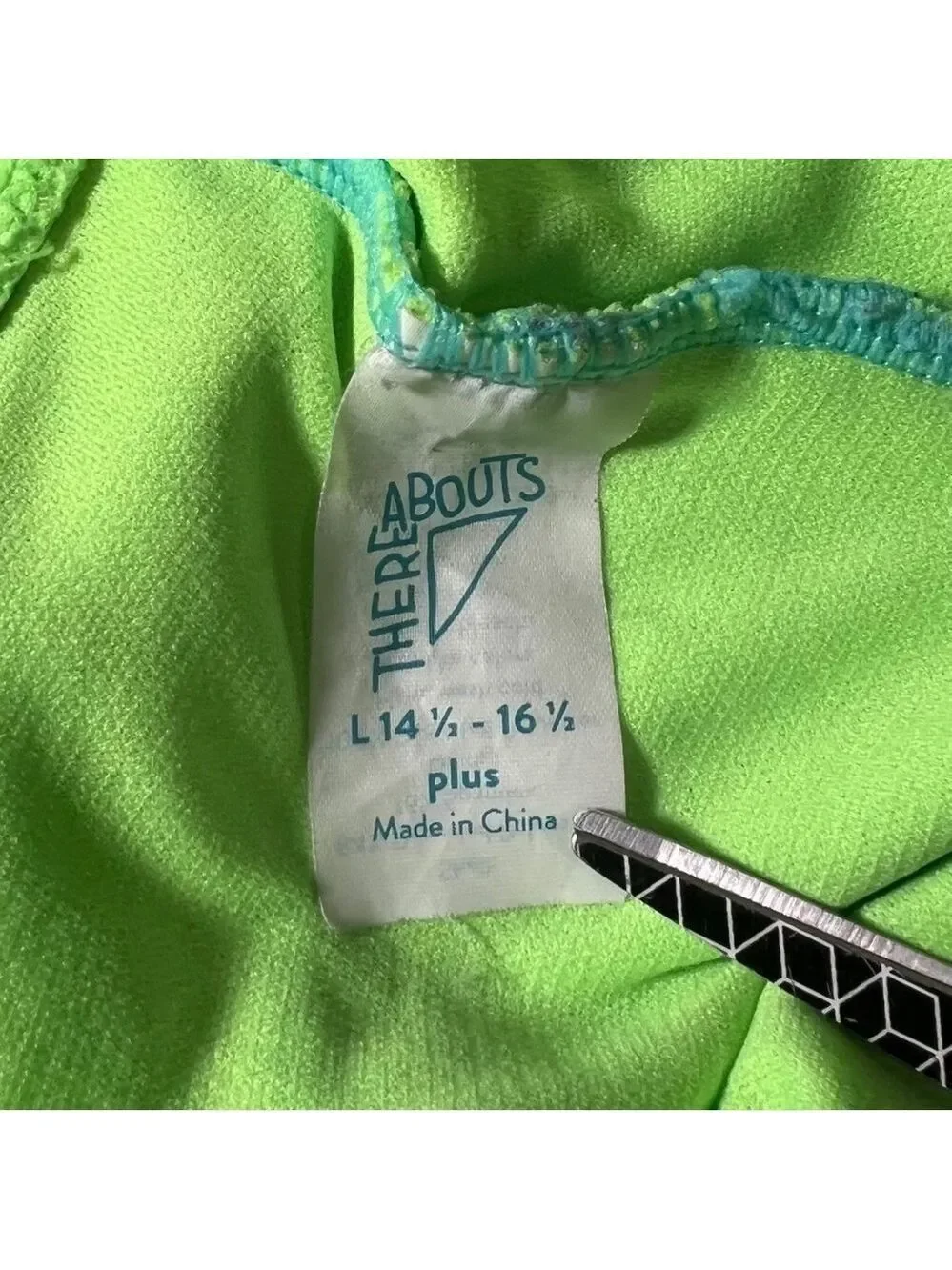 Thereabouts Girl’s Bikini Set Island Turquoise Size Large Plus